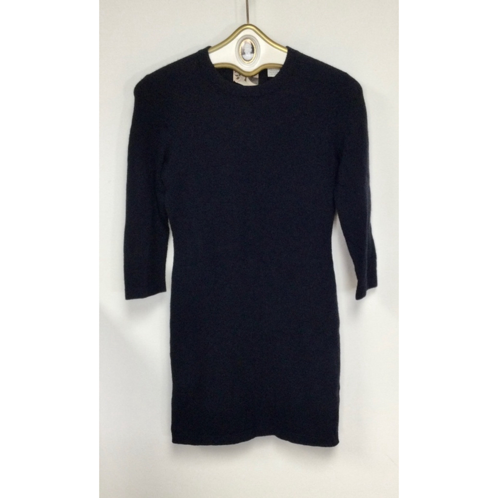 Women's Barneys‎ New York Sweater Dress, M, navy Blue, vintage classic